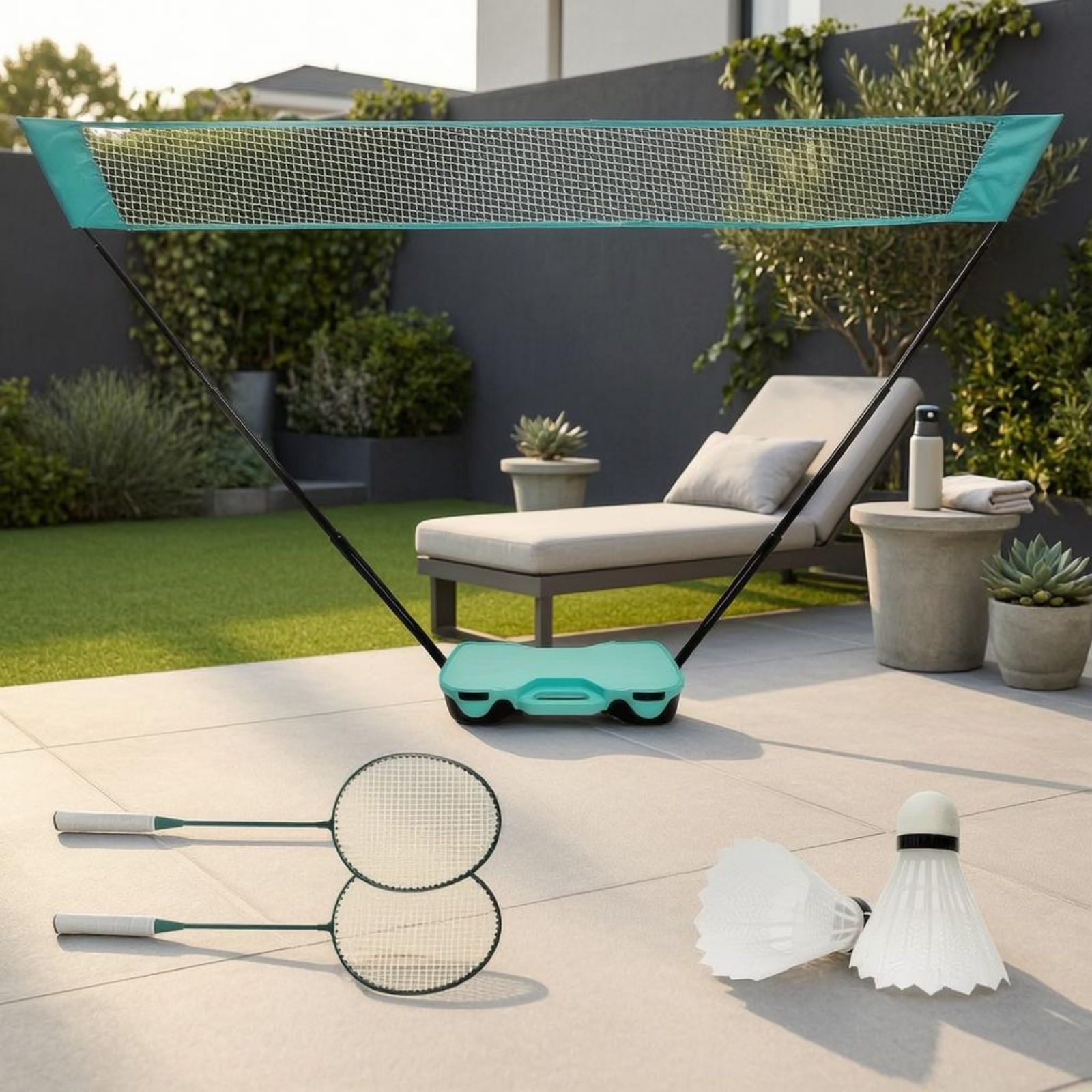 Sports Equipment Kit - Badminton Net Frame Kit Compact Badminton