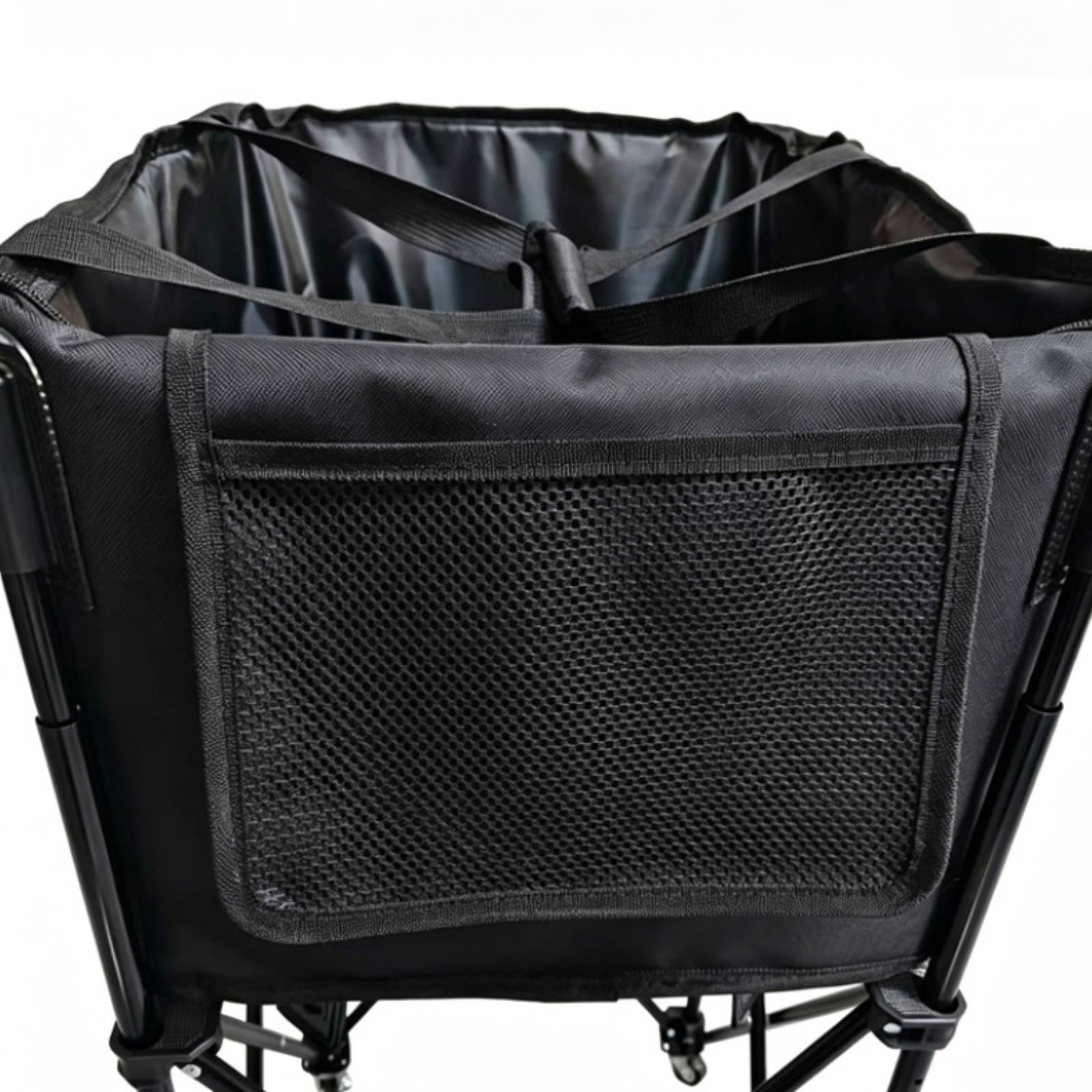 Sports Equipment Organizer - Folding Storage Ball Cart Easy to