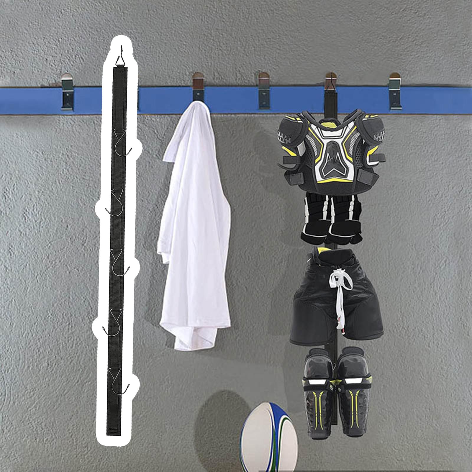 Sports Equipment Drying Rack - Polyester Hockey Gear Hanger Adjustable Straps