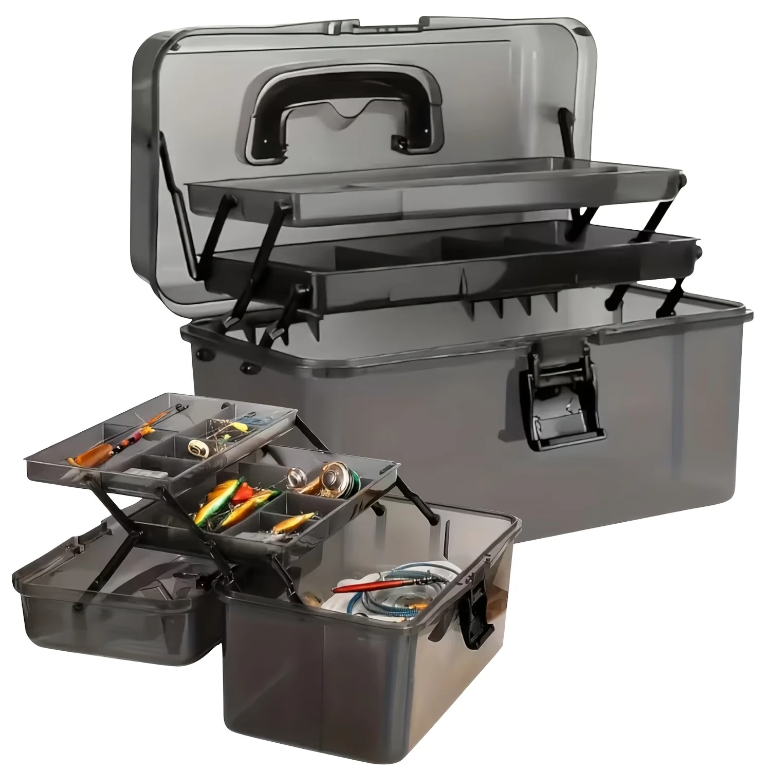 Sports Equipment Organizer - Durable PE Fishing Gear Box |