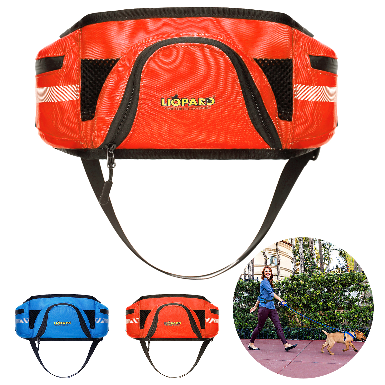 Sports Equipment Kit - Sports Waist Pack Traction Dog Leash