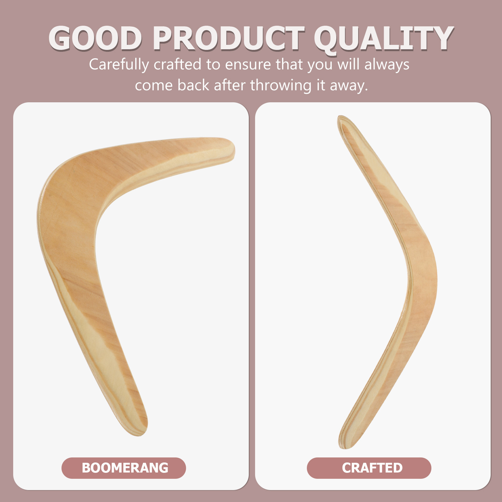Sports Equipment Kids - 1Pcs Boomerang Wooden Outdoor Equipment V-Shaped