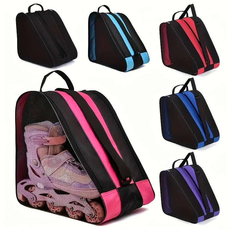 Roller Skate Inline - Large Capacity 3-Layer Ice Skating Bag
