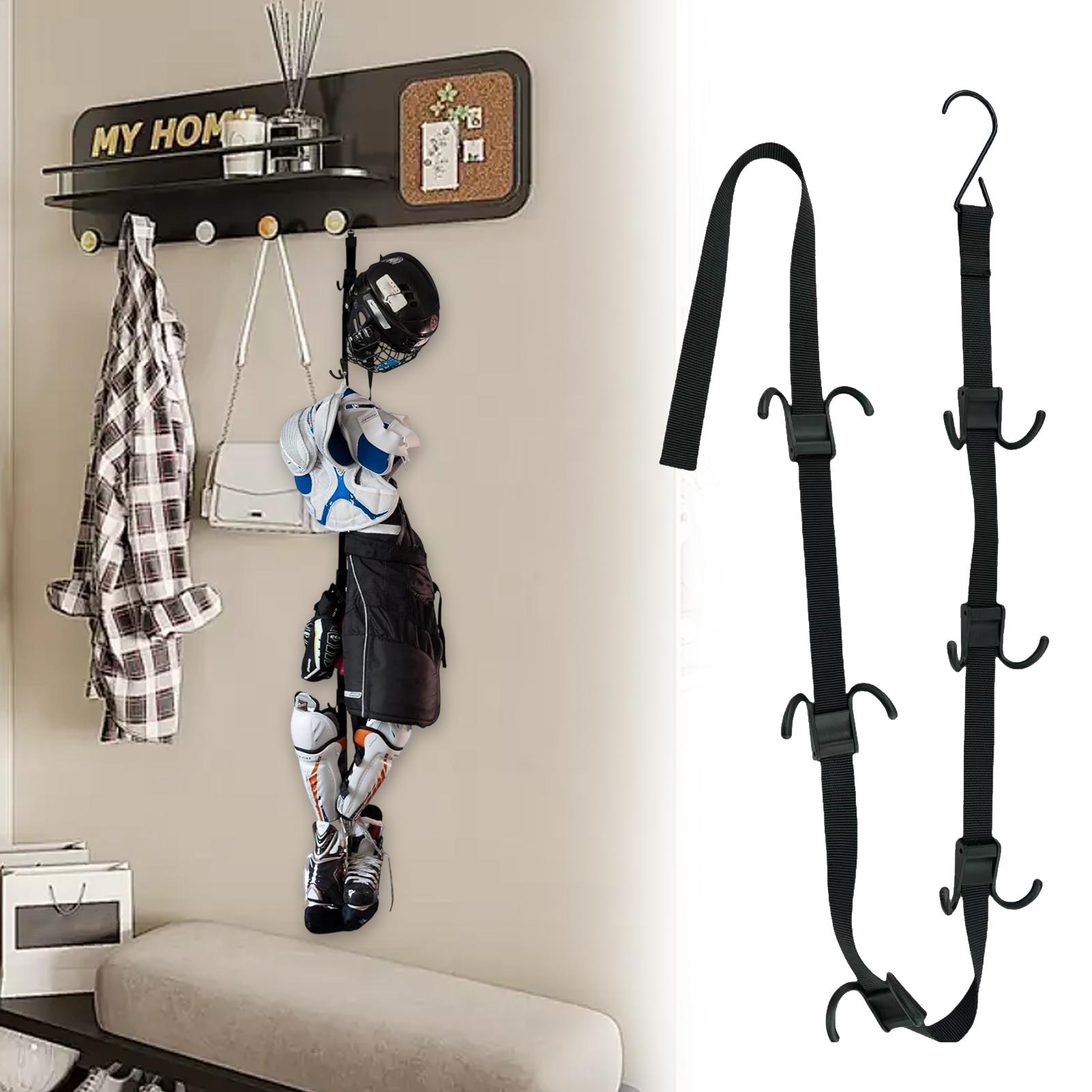 Sports Equipment Drying Rack - Hockey Portable Gear Rack Strap Organizer