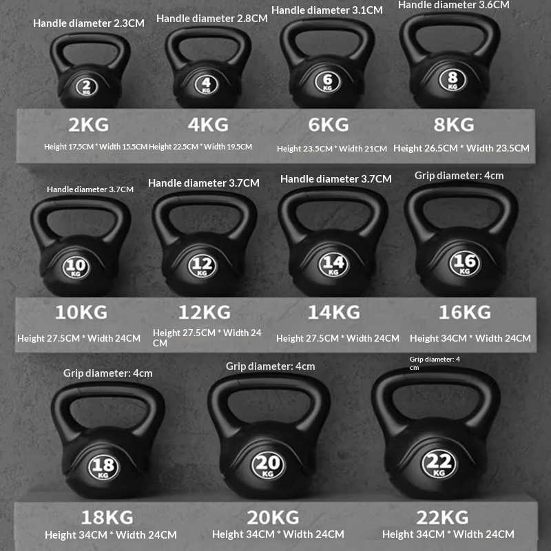 Sports Equipment Game - 2026 Fitness Adjustable 8kg Kettlebell Ergonomic