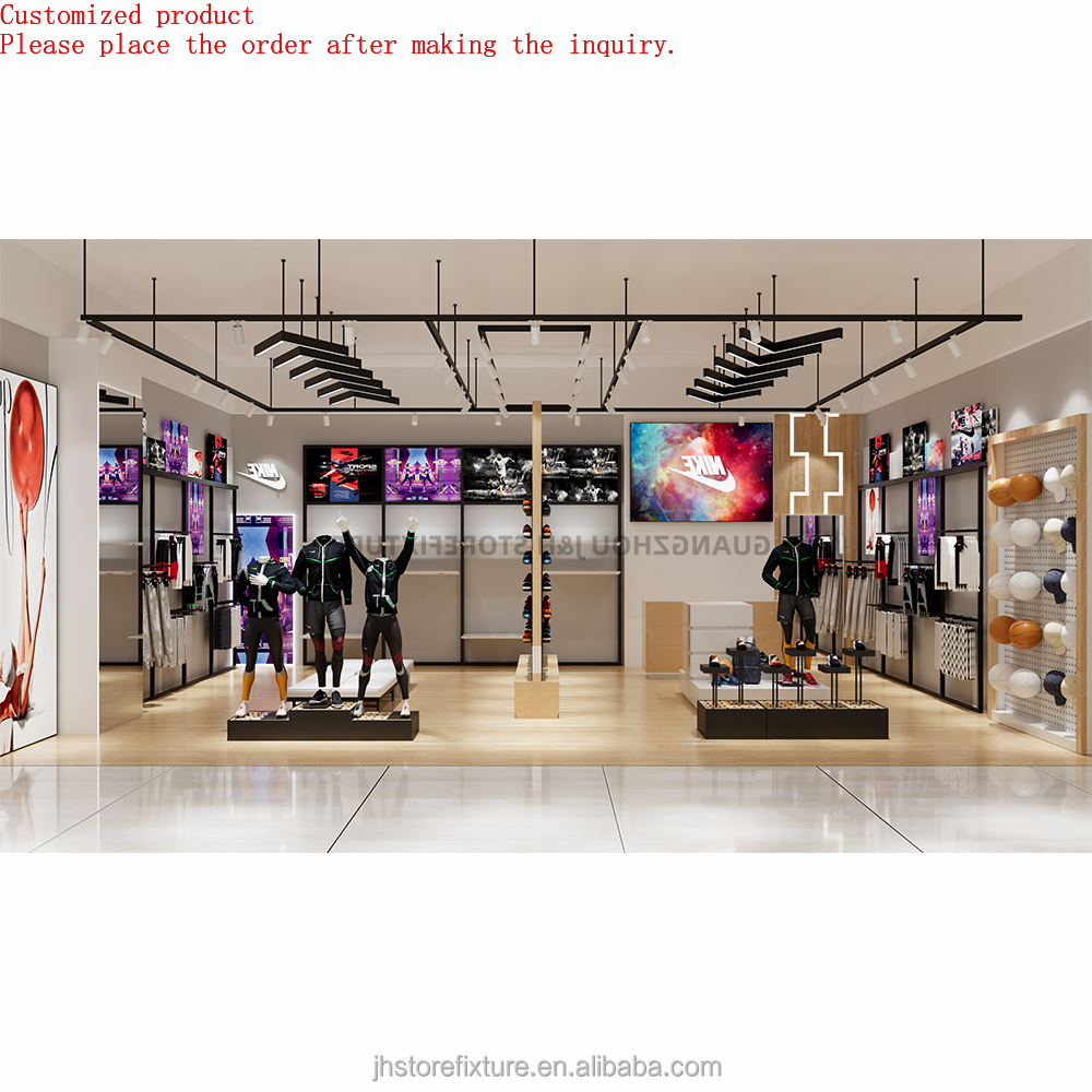 Sports Equipment Shop - Sports Equipment Garment Shop Wall Mounted