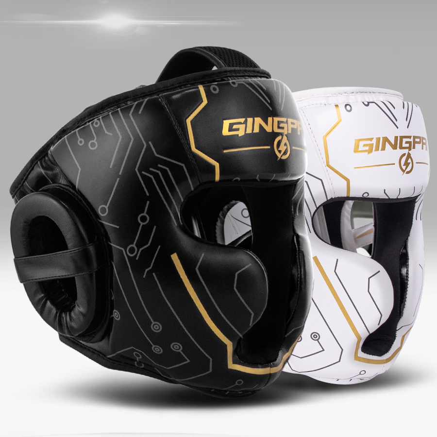 Sports Equipment Kids - Full-covered Pu Boxing Helmet Kids Adults