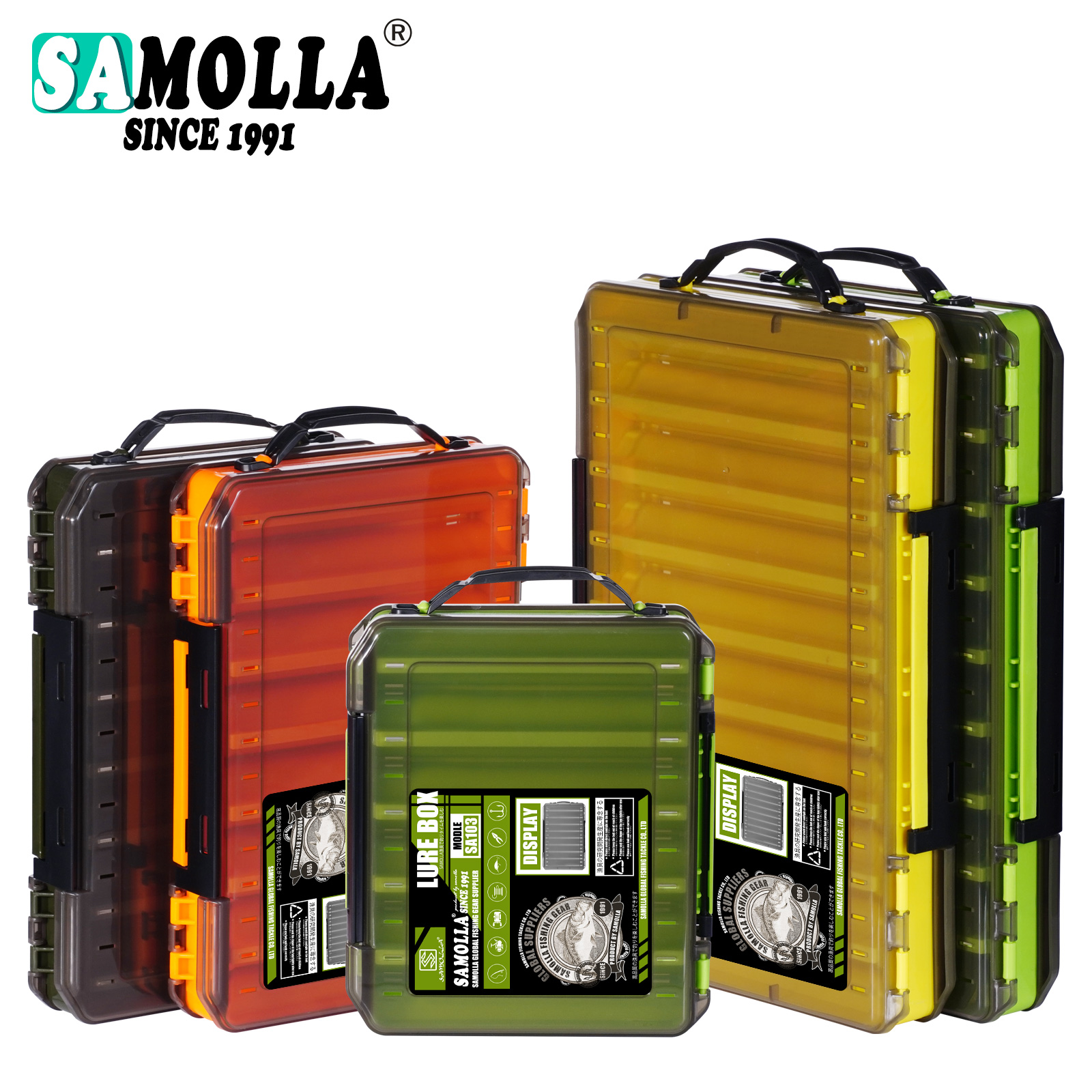 Sports Equipment Organizer - Double Sided Lure Baits Box Fishing