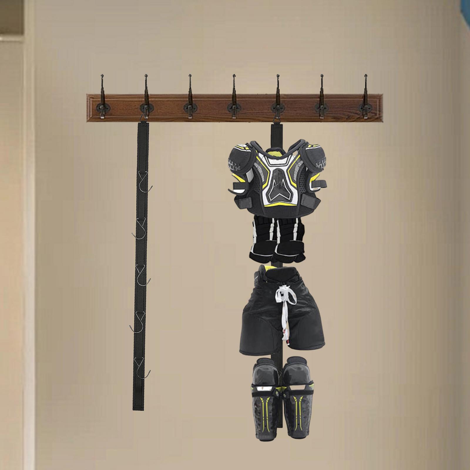 Sports Equipment Drying Rack - Portable Hockey Equipment Organizer with Adjustable