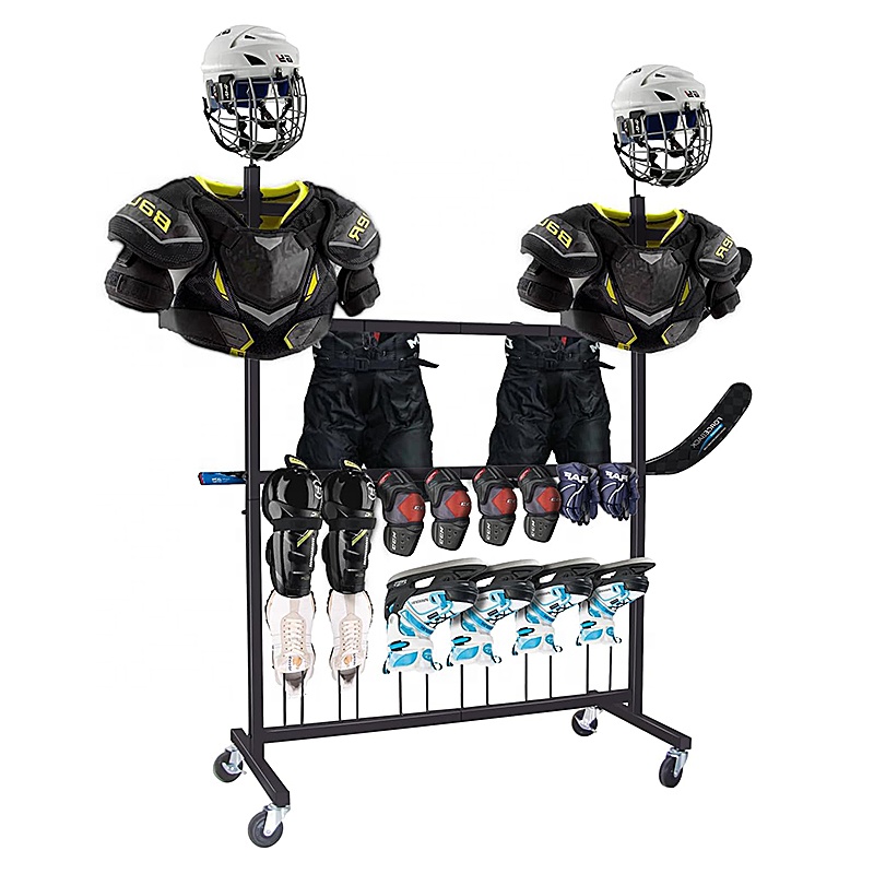Sports Equipment Drying Rack - Custom Store Floor Sports Equipment Rugby