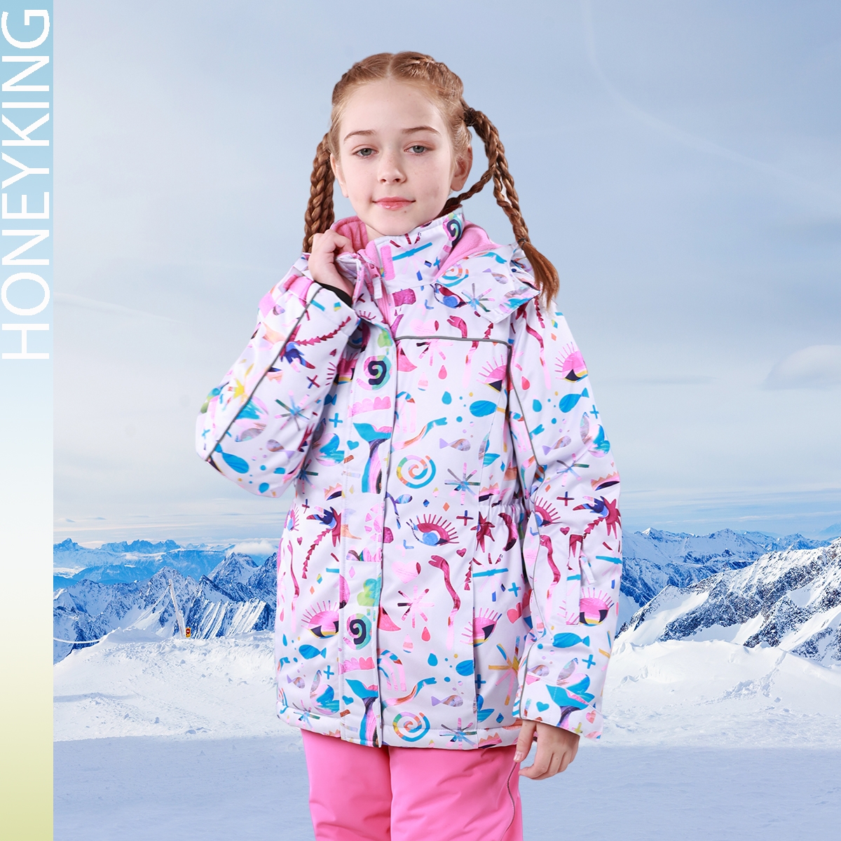 Sports Equipment Kids - HONEYKING Kids Ski Outwear Winter Warm