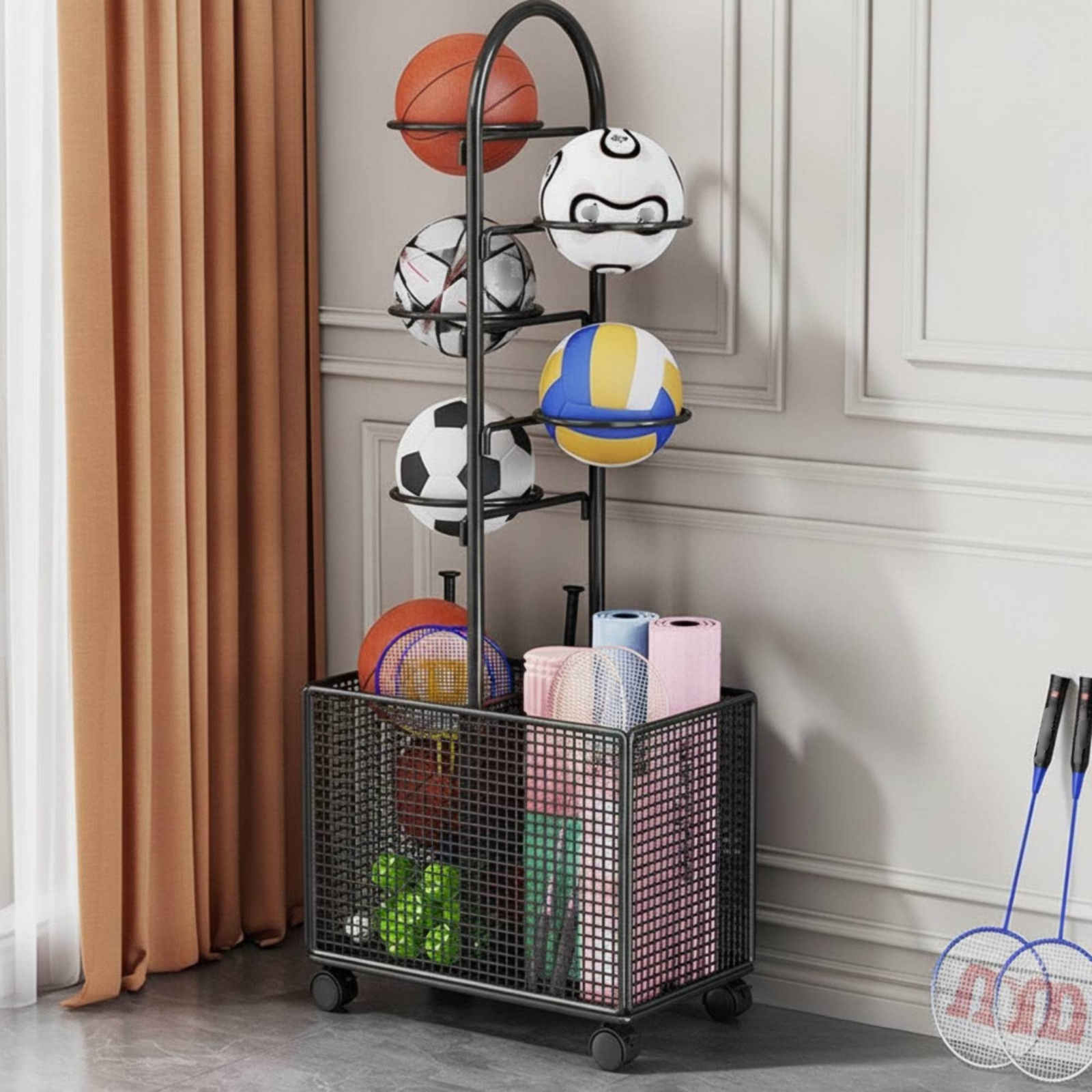 Sports Equipment Storage Rack  - Sports Equipment Organizer review and price