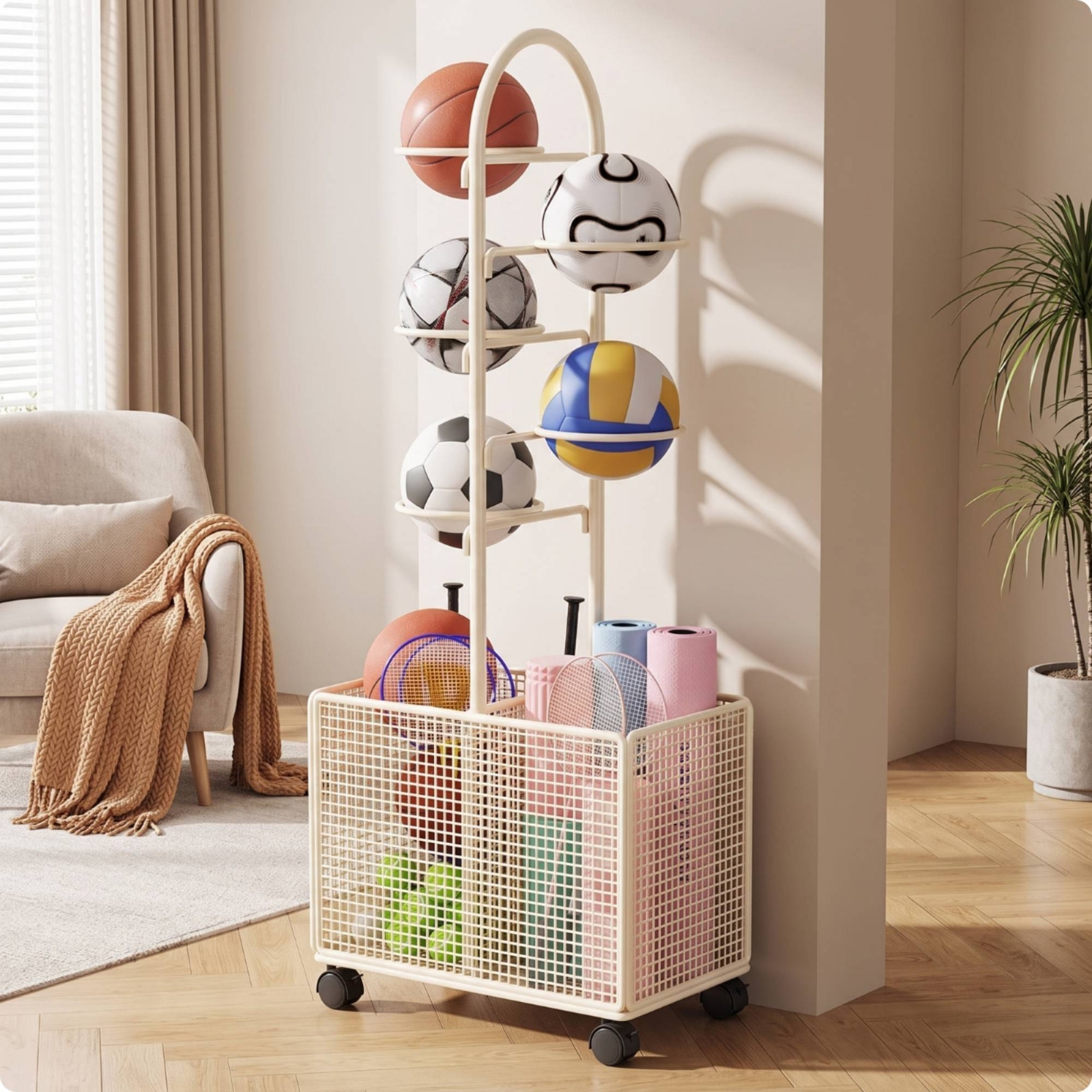 Sports Equipment Storage Rack  - Sports Equipment Organizer review and price