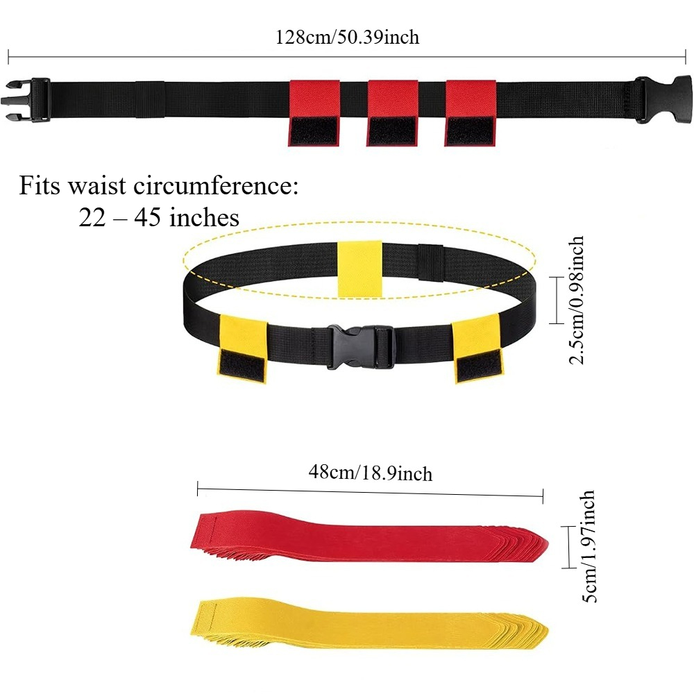 6PCS Flag Football Belts Set A - Sports Equipment Kids review and price