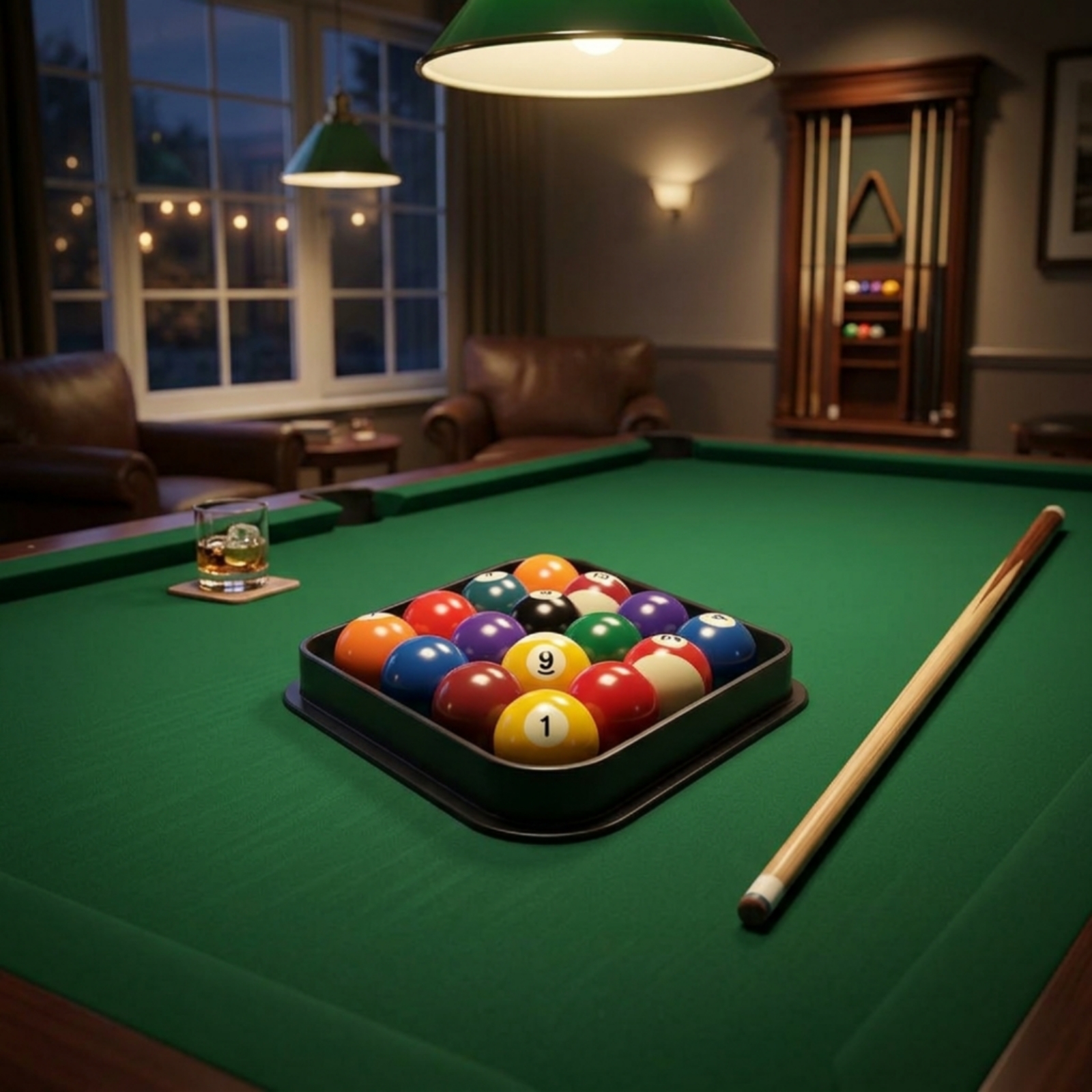 9-Ball Geometric Rack Rounded- - Sports Equipment Game review and price