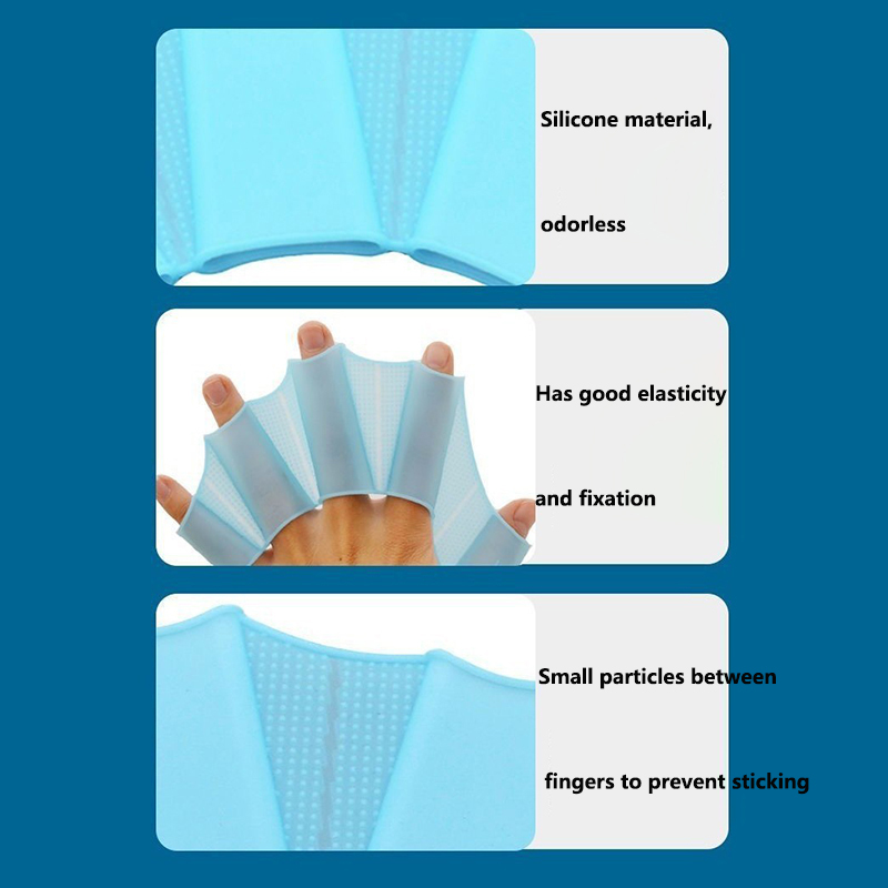 Silicone Swimming Hand Fins Fl - Sports Equipment 8 Year Old review and price