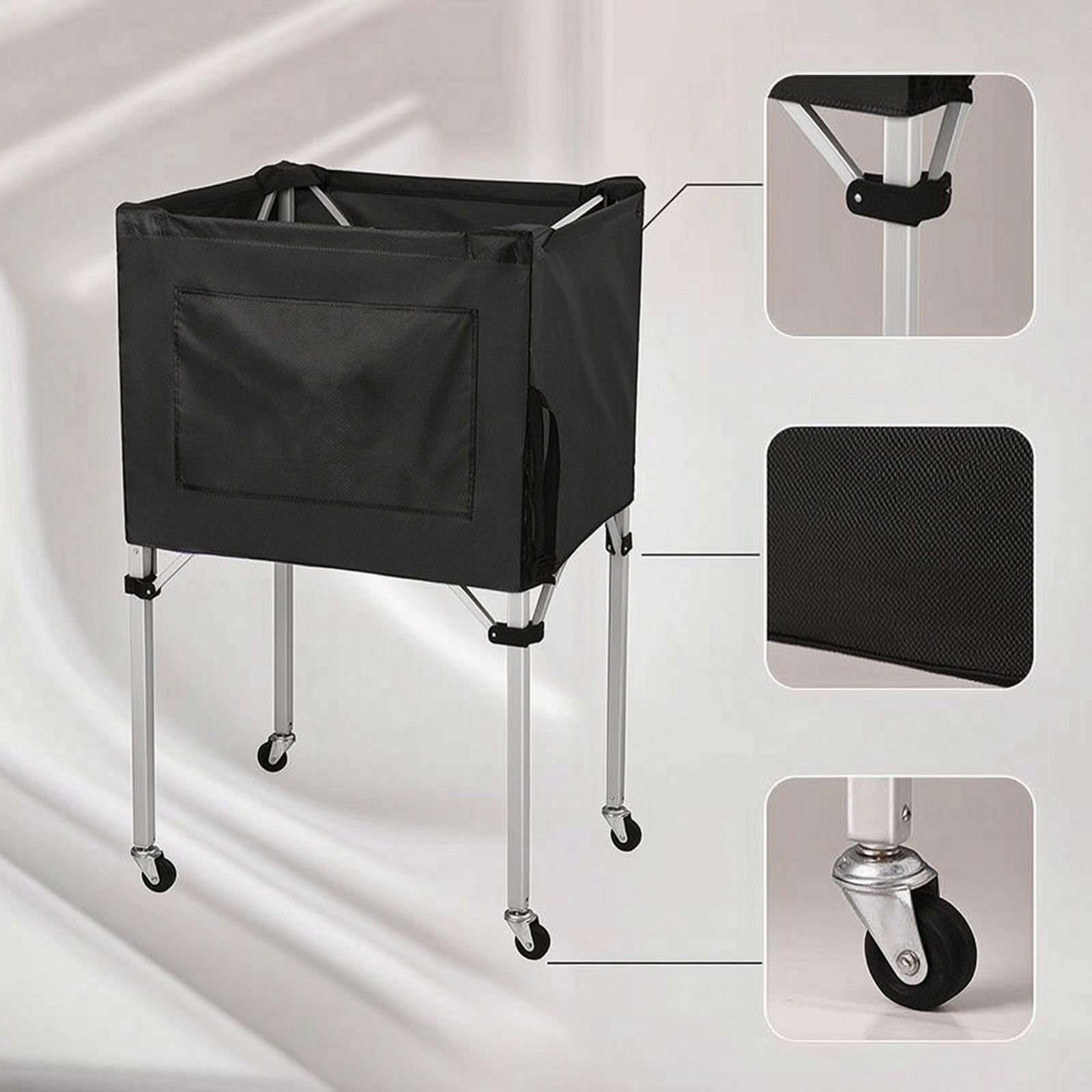 Ball Storage Cart Foldable Fol - Sports Equipment Organizer review and price