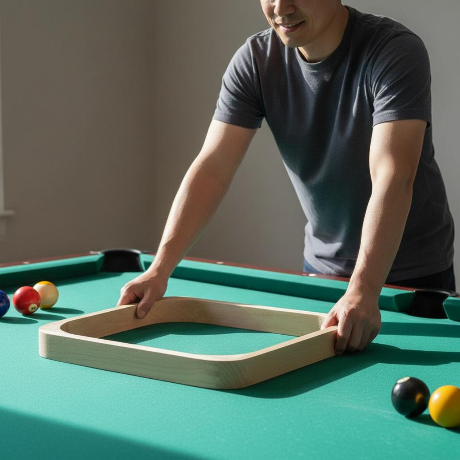 9-Ball Geometric Rack Rounded- - Sports Equipment Game review and price