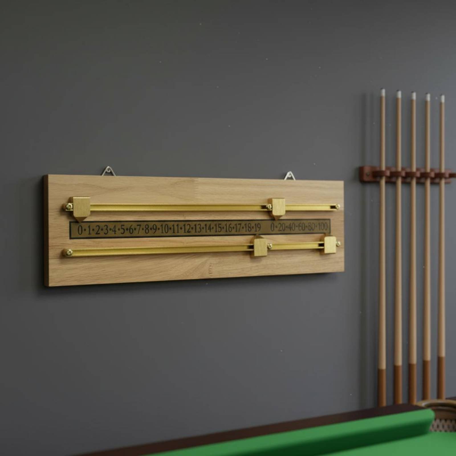 Wooden Billiard Scoreboard Cle - Sports Equipment Game review and price