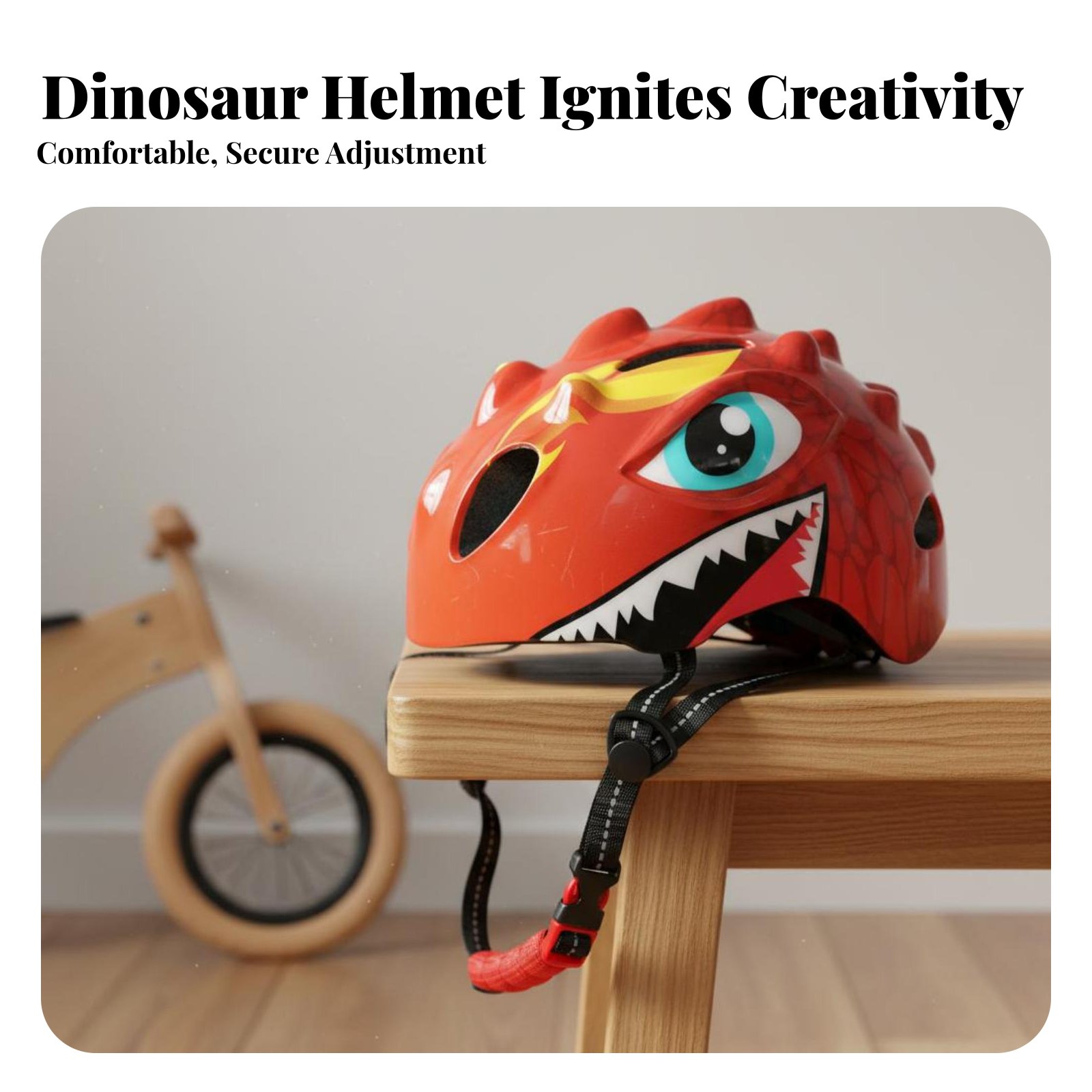 Cartoon Dinosaur Helmet Versat - Sports Equipment Kids review and price