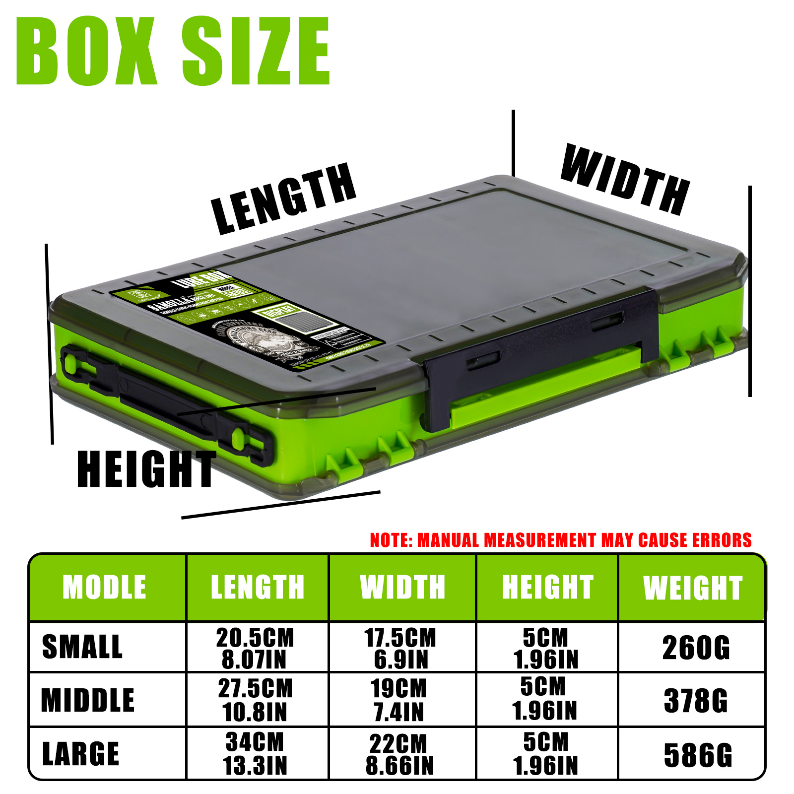 Double Sided Lure Baits Box Fi - Sports Equipment Organizer review and price