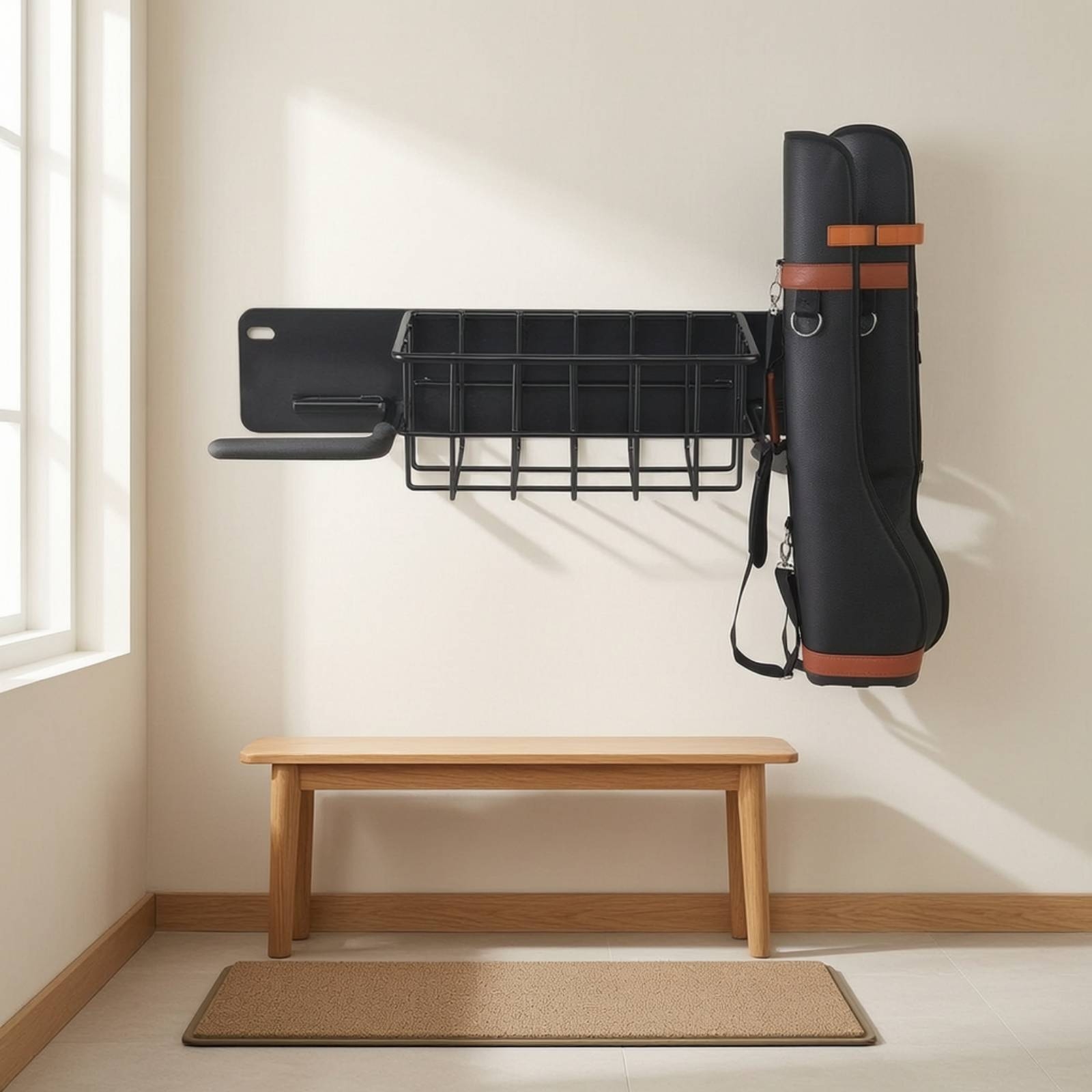 Golf Storage Rack Wall-Mounted - Sports Equipment Organizer review and price