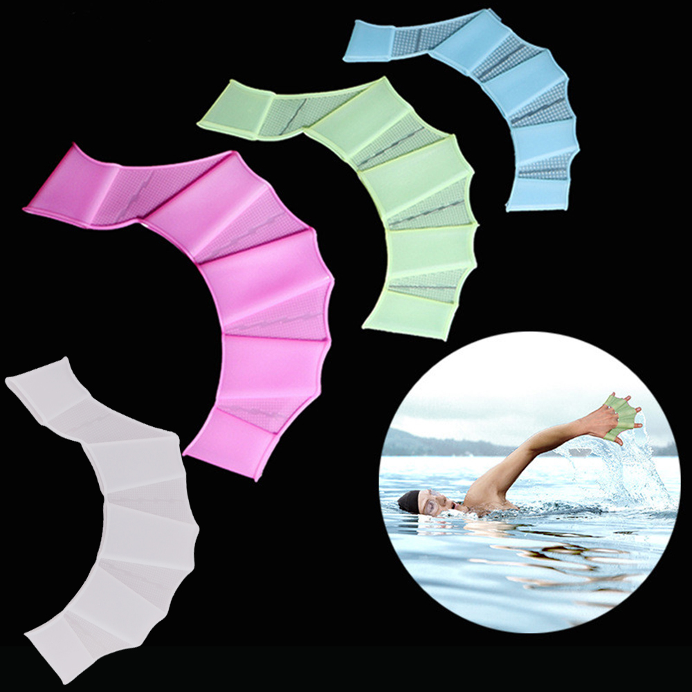 Silicone Swim Fins Hand Paddle - Sports Equipment Kids review and price