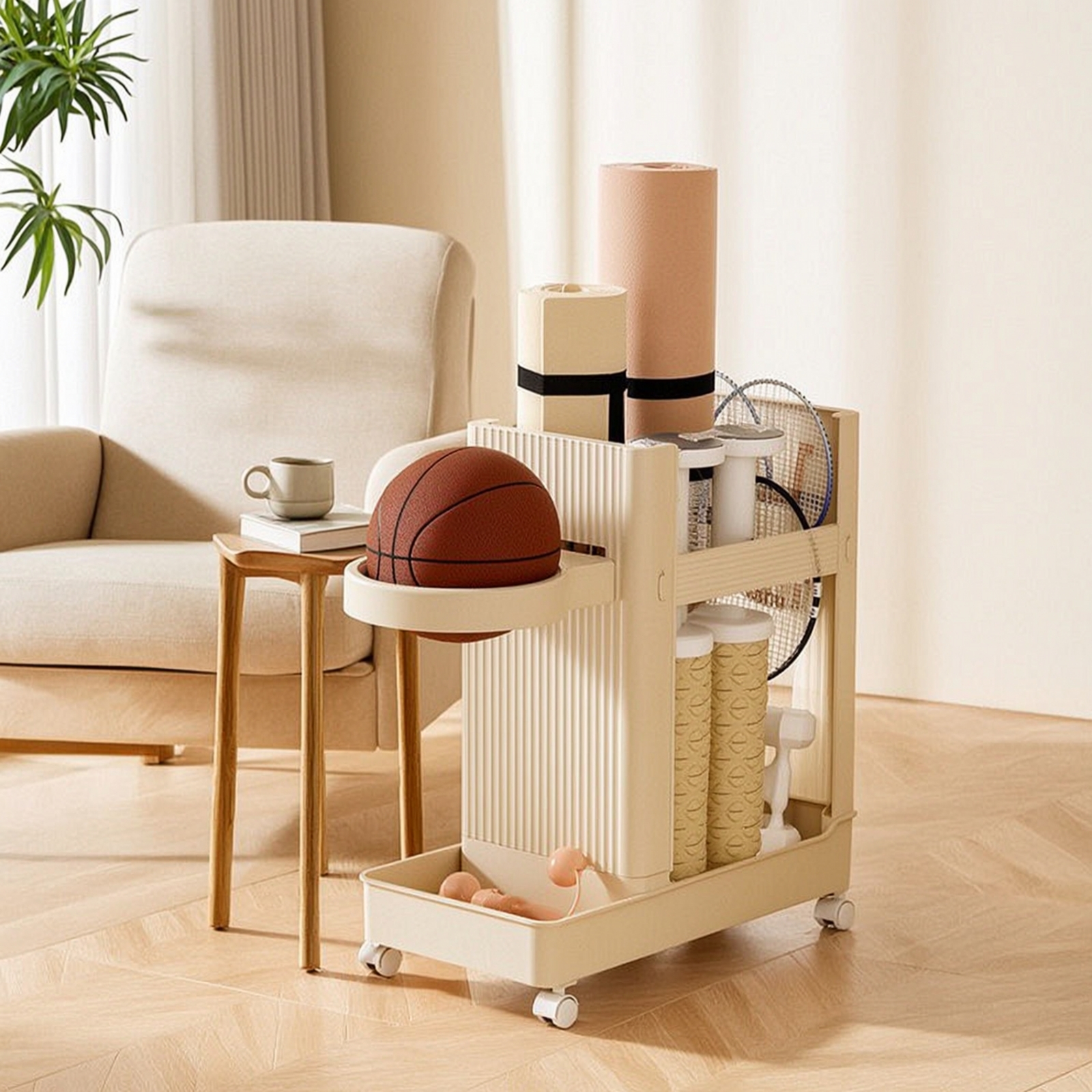 Sports Equipment Storage Cart  - Sports Equipment Organizer review and price