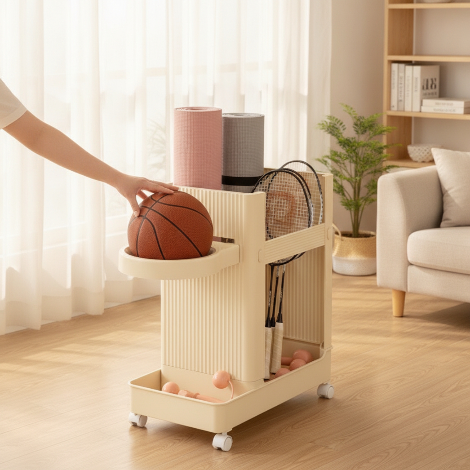 Sports Equipment Storage Cart  - Sports Equipment Organizer review and price