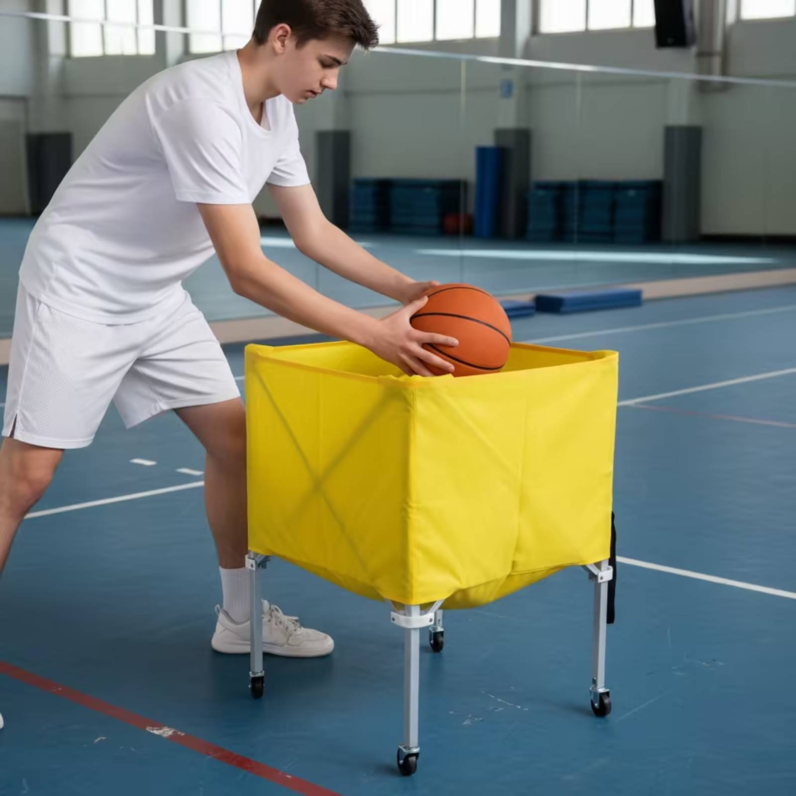 Collapsible Ball Cart Lightwei - Sports Equipment Organizer review and price