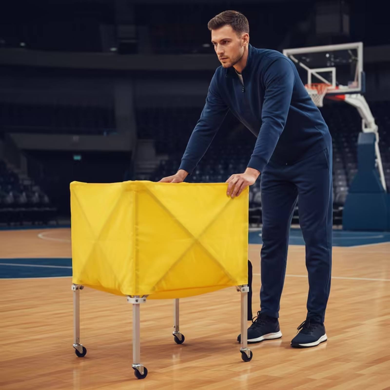 Collapsible Ball Cart Lightwei - Sports Equipment Organizer review and price