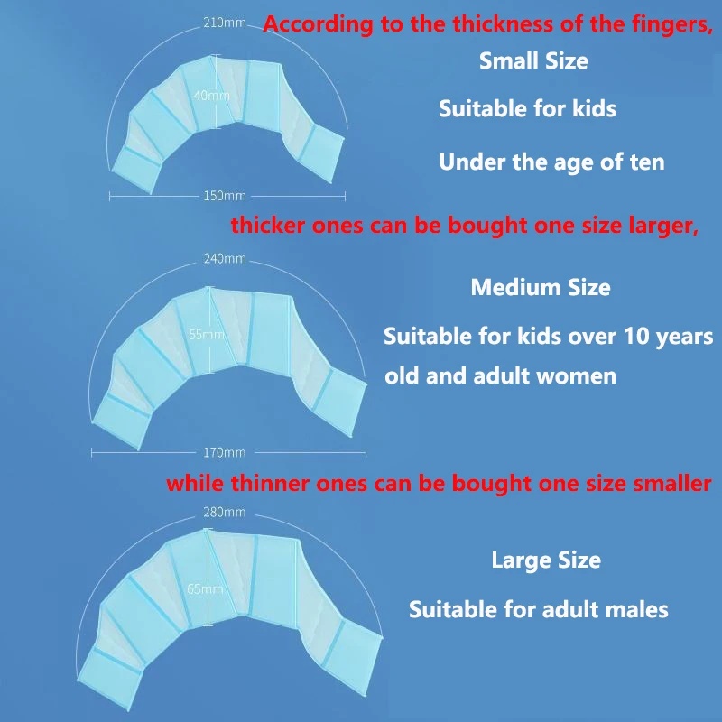 1-3pairs Silicone Swimming Han - Sports Equipment 8 Year Old review and price