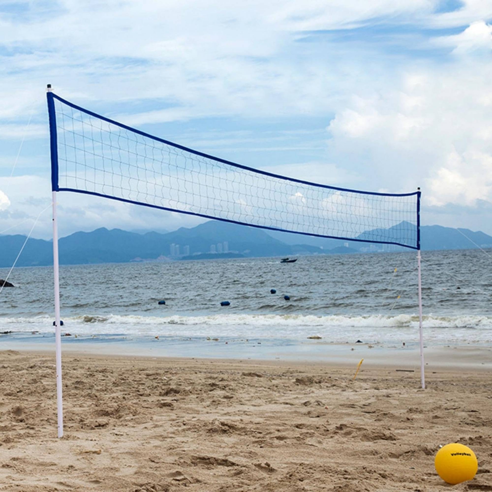 Beach Volleyball Net Set Quick - Sports Equipment Kit review and price