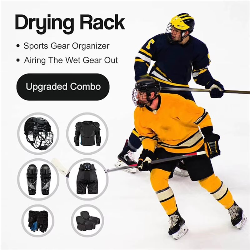 A89E-Hockey Gear Organizer Wit - Sports Equipment Drying Rack review and price